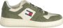 Tommy Hilfiger Groene Herensportschoenen Veters Contrast Logo Green Heren - Thumbnail 13