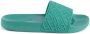 Tommy Hilfiger Groene zwembadslippers voor vrouwen - Thumbnail 1