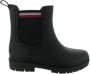 Tommy Hilfiger Hardware Rainboot Enkellaars Black Dames - Thumbnail 1