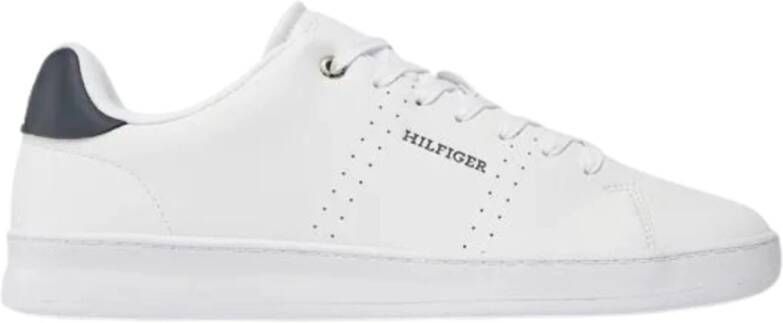 Tommy Hilfiger Heren Court Cup Lederen Sneakers White Heren