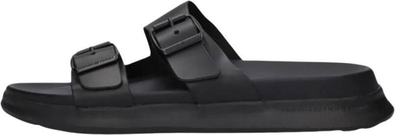 Tommy Hilfiger Heren Gesp Slippers D Dichtheid Black Heren