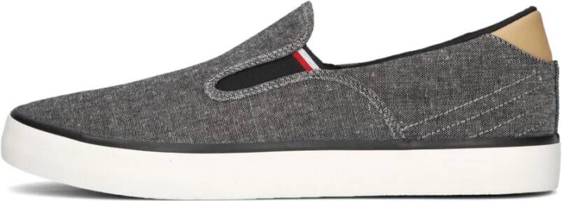 Tommy Hilfiger Instappers TH HI VULC LOW SLIPON CHAMBRAY Slip-on sneaker vrijetijdsschoen met praktische stretchinzetten - Foto 2