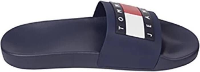 TOMMY JEANS Badslippers POOL SLIDE ESS zomerschoen badschoens slippers met opvallende logo-vlag - Foto 11