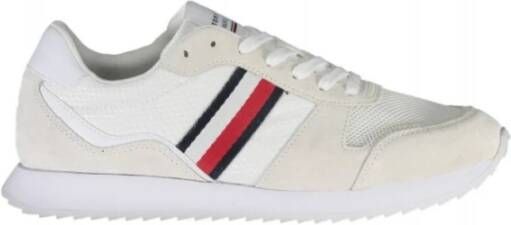 Tommy Hilfiger Heren Sneakers in het Wit White Heren
