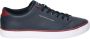 Tommy Hilfiger Sneakers TH HI VULC CORE LOW LEATHER ESS vrijetijdsschoen lage schoen veterschoen met sierstiksels op de hiel - Thumbnail 1
