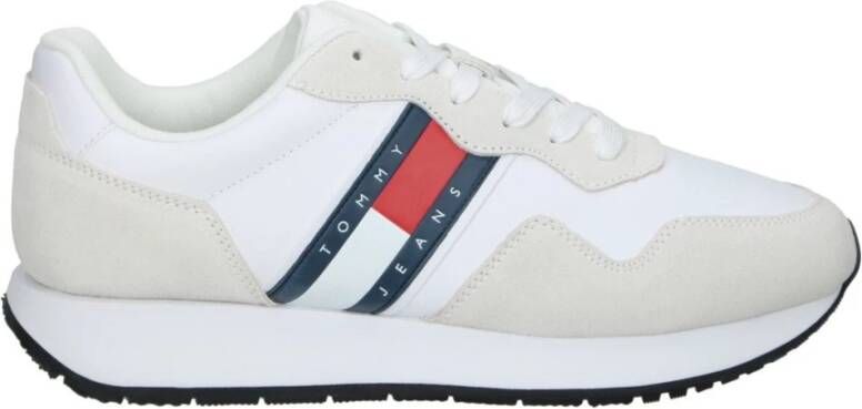 Tommy Jeans Moderne Runner Sneakers White Heren
