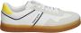 TOMMY JEANS Plateausneakers TJM LEATHER RETRO CUPSOLE vrijetijdsschoen lage schoen veterschoen met contrasterende details - Thumbnail 1