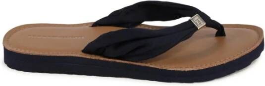 Tommy Hilfiger Teenslippers TH ELEVATED BEACH SANDAL zomerschoen comfortabele schoen flats slippers met th-sieraandeel - Foto 3