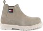 Tommy Hilfiger Khaki Suede Chelsea Laarzen - Thumbnail 1