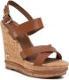Tommy Hilfiger Wedges in bruin voor Dames grootte: 37 - Thumbnail 1
