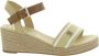 Tommy Hilfiger Sleehaksandaaltjes WEBBING WEDGE SANDAL zomerschoen sandaal keilhak met verstelbare gesp - Thumbnail 6