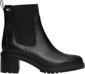 Tommy Hilfiger Korte Laarzen Black Dames