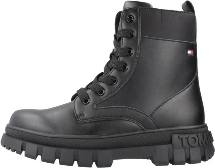 Tommy Hilfiger chunky veterboots zwart - Foto 2