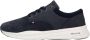 Tommy Hilfiger Comfort Hybrid Shoe Sneakers Leren Sneaker Heren Blauw - Thumbnail 2