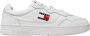 Tommy Hilfiger Lage leren sneakers met ademende gaatjes White Heren - Thumbnail 5