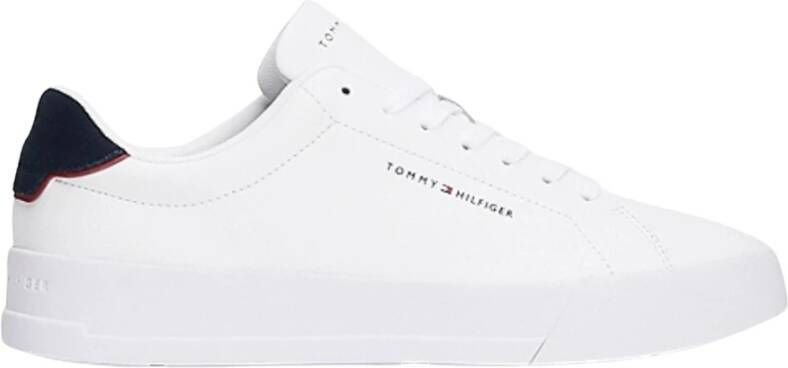 Tommy Hilfiger Sneakers TH COURT LTH DETAIL ESS vrijetijdsschoen lage schoen veterschoen met zijlijk logo-opdruk - Foto 2