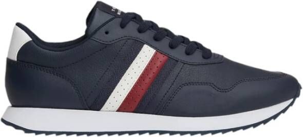 Tommy Hilfiger Lage Sneakers Blue Heren