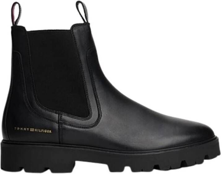 Tommy Hilfiger Chelsea boots van echt leer