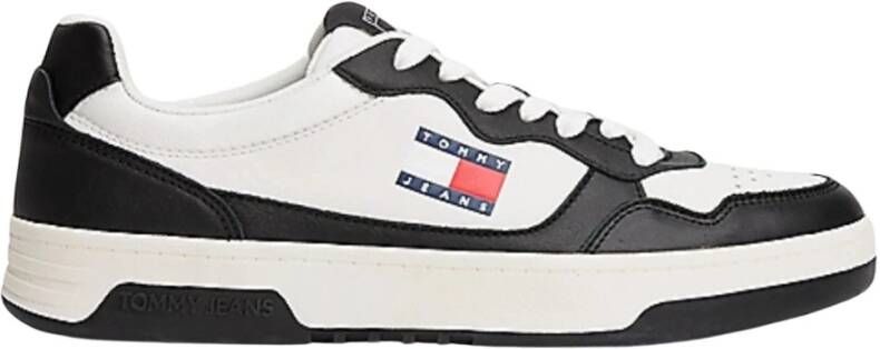 Tommy Hilfiger Leren Cupsole Lage Sneakers