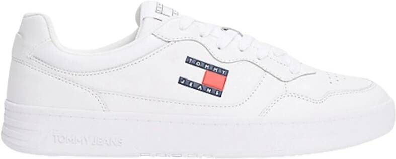 TOMMY JEANS Sneakers (NEW) TJM CUPSOLE LEATHER ESS vrijetijdsschoen lage schoen veterschoen in basket-look - Foto 7