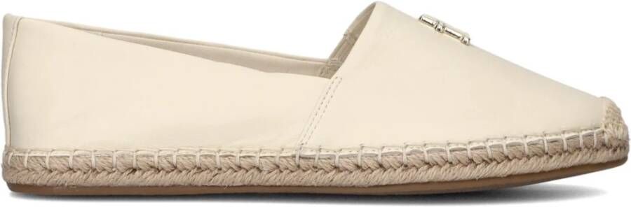 TOMMY HILFIGER Witte Espadrilles Th Logo Leather Espadrille - Foto 2