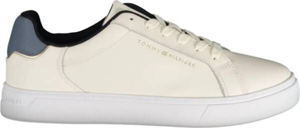 Tommy Hilfiger Beige Polyester Sneakers voor moderne vrouwen