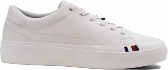 Tommy Hilfiger Leren Sneaker White Heren