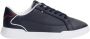 Tommy Hilfiger Leren Sneakers Blue Heren - Thumbnail 1