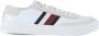 Tommy Hilfiger Leren Sneakers met RWB Accents White Heren - Thumbnail 1