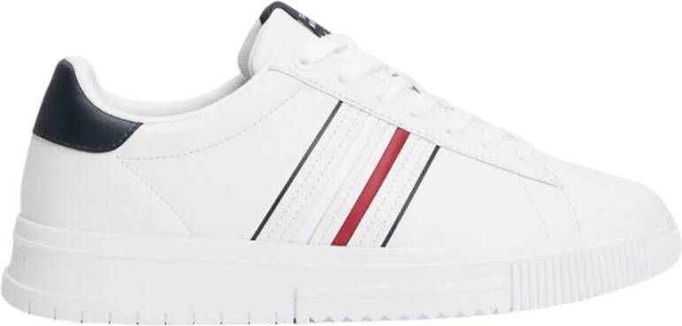 Tommy Hilfiger Sneakers MODERN CUPSOLE STRIPES LTH vrijetijdsschoen lage schoen veterschoen met zijstrepen