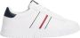 Tommy Hilfiger Sneakers MODERN CUPSOLE STRIPES LTH vrijetijdsschoen lage schoen veterschoen met zijstrepen - Thumbnail 1