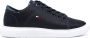Tommy Hilfiger Blauwe Vetersneakers met Logodetail Blue Heren - Thumbnail 1
