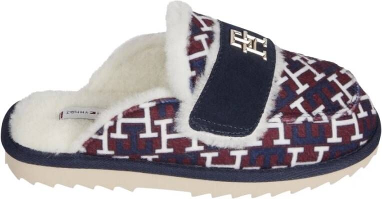 Tommy Hilfiger loafer mule slippergram Blauw Dames