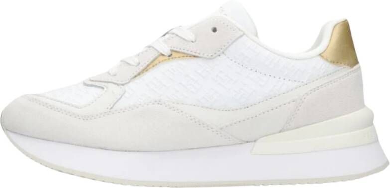 Tommy Hilfiger Witte Vrijetijdssneakers Fw0Fw07816 YBS White Dames
