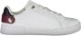 Tommy Hilfiger Witte Polyester Sneaker met Contrasterende Details White Dames - Thumbnail 1