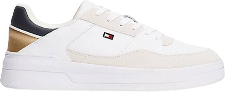 Tommy Hilfiger Plateausneakers ESSENT BASKET SNEAKER METALLIC vrijetijdsschoen lage schoen veterschoen met zijlogo-vlag - Foto 2