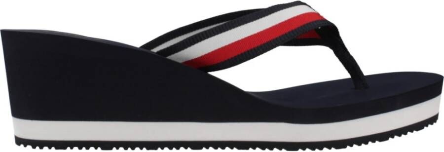 Tommy Hilfiger Mid Wedge strandsandalen