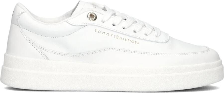 Tommy Hilfiger Plateausneakers MODERN COURT SNEAKER LTHR vrijetijdsschoen lage schoen veterschoen met contrasterend logo - Foto 2