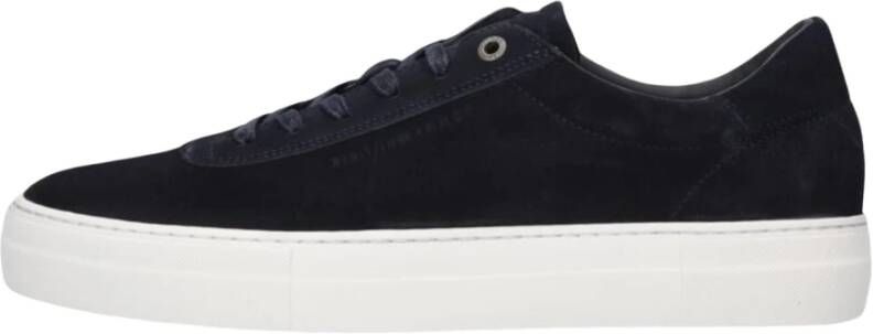 Tommy Hilfiger Moderne Premium Cupsole Lage Sneakers Blue Heren