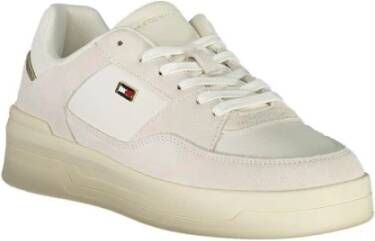 Tommy Hilfiger Moderne Witte Polyester Sneakers