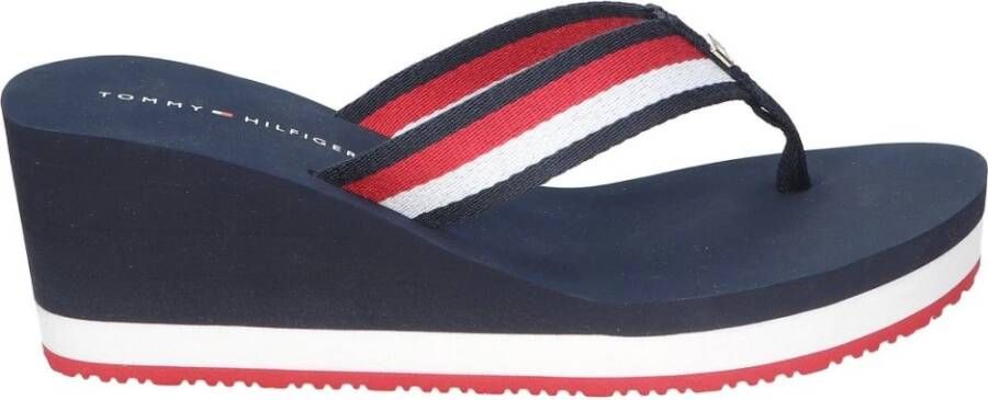 Tommy Hilfiger Modieuze Jonge Sandalen Blue Dames