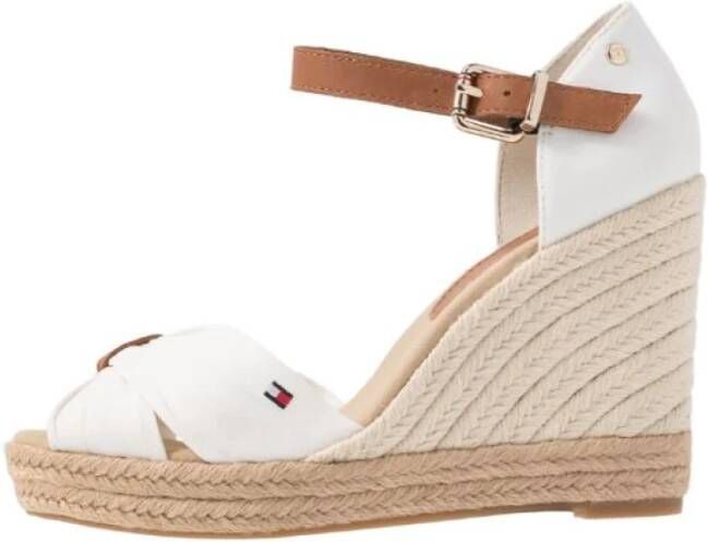 Tommy Hilfiger Modieuze sleehakken voor moderne vrouwen White Dames