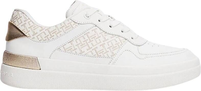 Tommy Hilfiger Monogram Lage Top Leren Sneakers