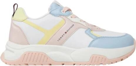 Tommy Hilfiger Multicolor Leren Sneakers Multicolor Dames