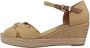 Tommy Hilfiger Beige Dames Sandalen Elegant Veelzijdig Beige Dames - Thumbnail 5