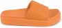 Tommy Hilfiger Oranje Platform Slide Sandalen - Thumbnail 1
