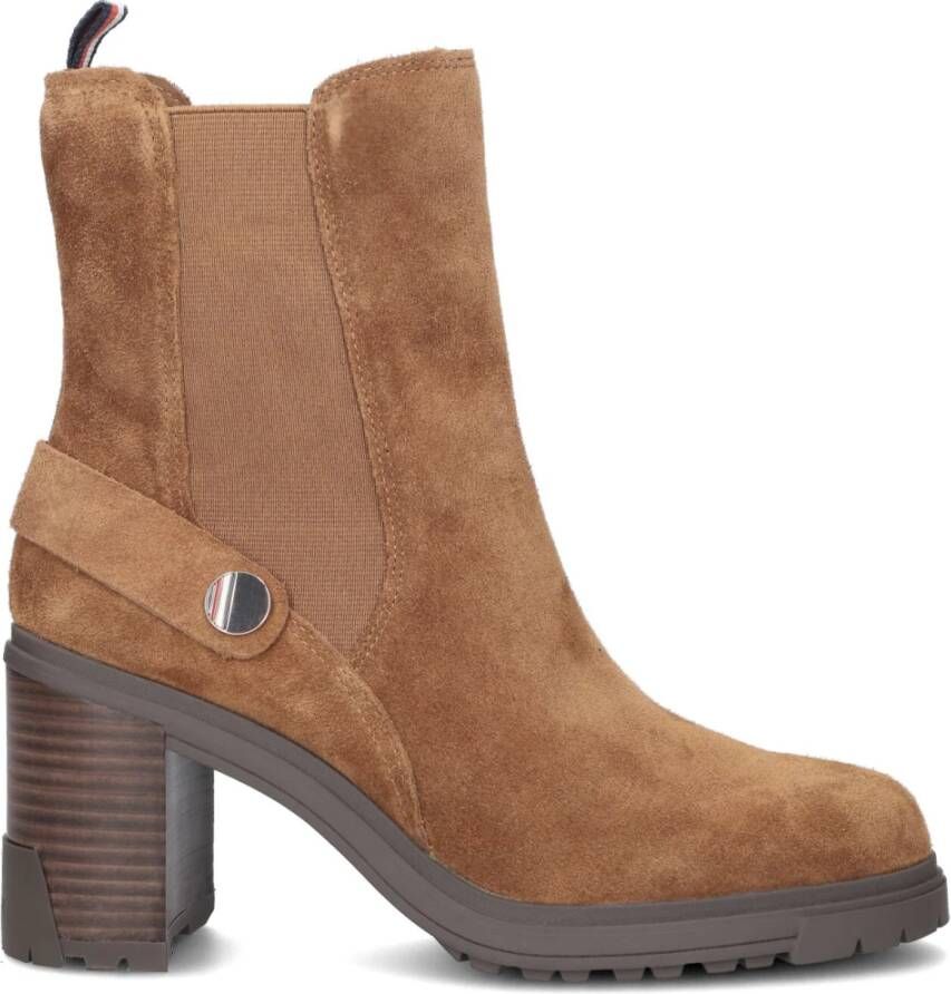 Bruin Tinten Outdoor High Heel Boot Enkellaarsjes Dames Bruin - Foto 2