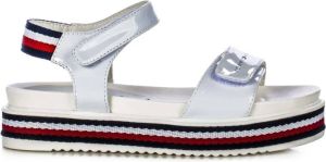 Tommy Hilfiger Platform Velcro girls sandal 30650 Wit Dames