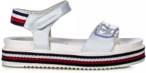 Tommy Hilfiger Platform Velcro Girls Sandal 30650 Wit Dames
