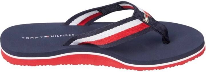 Tommy Hilfiger Polyester Slippers Blue Dames